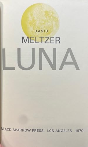 Seller image for LUNA for sale by The Maine Bookhouse