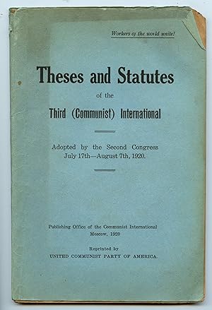 Theses and Statutes of the Third (Communist) International