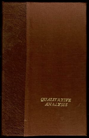 Systematic Course of Qualitative Analysis Arranged In Tables