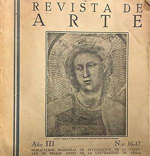 Revista de Arte. Año III.- Nros. 16-17. Director Domingo Santa Cruz