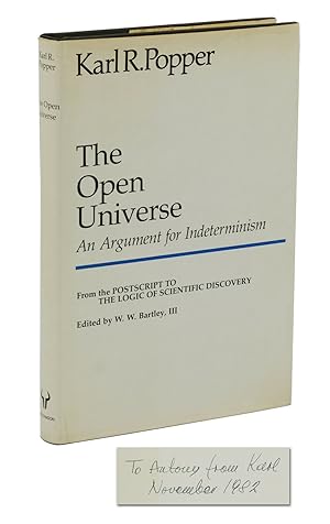 Seller image for The Open Universe: An Argument for Indeterminism; From the Postscript to the Logic of Scientific Discovery for sale by Burnside Rare Books, ABAA