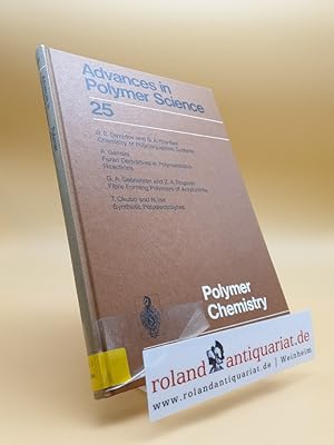 Bild des Verkufers fr Polymer Chemistry (Advances in Polymer Science (25), Band 25) zum Verkauf von Roland Antiquariat UG haftungsbeschrnkt