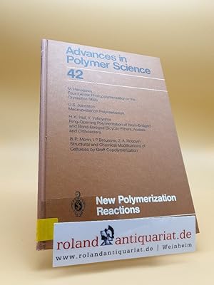 Seller image for New Polymerization Reactions (Advances in Polymer Science (42), Band 42) for sale by Roland Antiquariat UG haftungsbeschrnkt