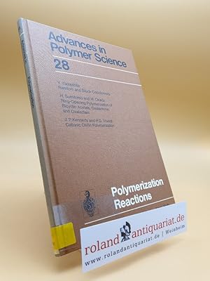 Immagine del venditore per Polymerization Reactions (Advances in Polymer Science (28), Band 28) venduto da Roland Antiquariat UG haftungsbeschrnkt
