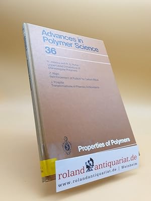 Bild des Verkufers fr Advances in Polymer Science: Fortschritte der Hochpolymeren-Forschung (Advances in Polymer Science (36), Band 36) zum Verkauf von Roland Antiquariat UG haftungsbeschrnkt