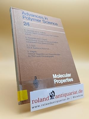 Seller image for Molecular Properties (Advances in Polymer Science (24), Band 24) for sale by Roland Antiquariat UG haftungsbeschrnkt