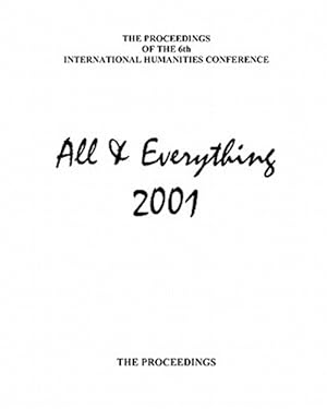 Immagine del venditore per The Proceedings of the 6th International Humanities Conference venduto da GreatBookPrices