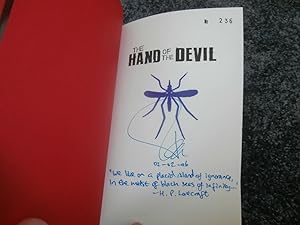 Imagen del vendedor de THE HAND OF THE DEVIL: SIGNED LINED DATED UK LIMITED EDITION HARDCOVER WITH H P LOVECRAFT QUOTE a la venta por Books for Collectors