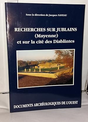 Image du vendeur pour Recherches sur Jublains (Mayenne) et sur la cit des Diablintes mis en vente par Librairie Albert-Etienne