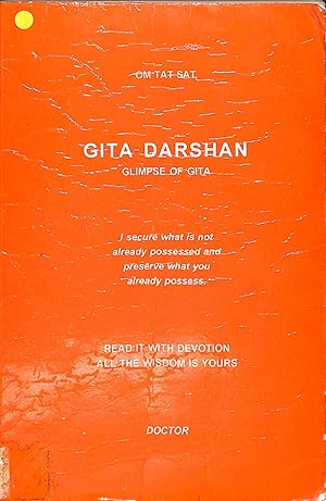 Seller image for Gita Darshan Glimpse of Gita for sale by WeBuyBooks