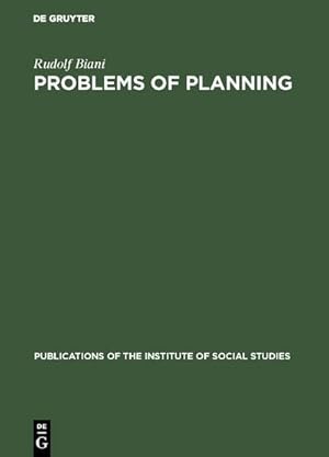 Seller image for Problems of planning : East and west for sale by AHA-BUCH GmbH