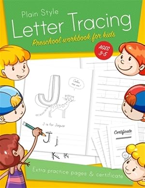 Immagine del venditore per Letter Tracing Preschool workbook for kids ages 3-5: Learn to write activity workbooks, abc alphabet writing paper lines. Kindergarten preschoolers ha venduto da GreatBookPrices