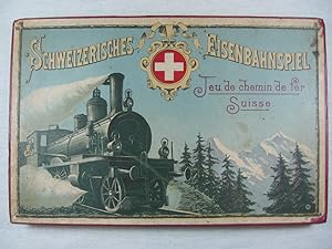 Schweizerisches Eisenbahnspiel. Jeu de chemin de fer Suisse.