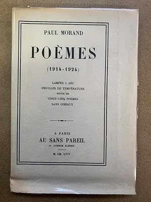 Poèmes (1914-1924). Lampes à arc; Feuilles de température suivis de "Vingt-cinq poèmes sans oiseaux