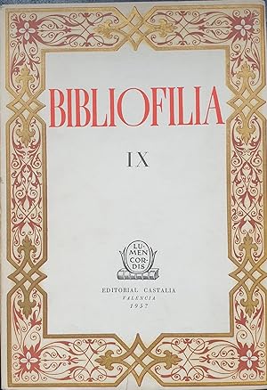 BIBLIOFILIA IX
