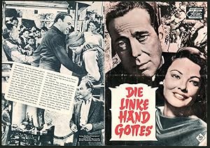 Bild des Verkufers fr Filmprogramm DNF, Die linke Hand Gottes, Humphrey Bogart, Gene Tierney, Regie: Edward Dmytryk zum Verkauf von Bartko-Reher