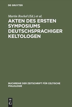 Seller image for Akten des ersten Symposiums deutschsprachiger Keltologen for sale by moluna