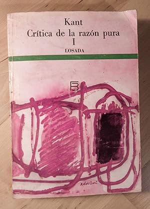 Imagen del vendedor de Crtica de la razn pura I. Esttica trascendental y analtica trascendental a la venta por Llibres Bombeta