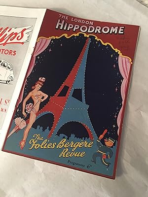 1951 Folies Bergere Revue Theatre Programme London Hippodrome 