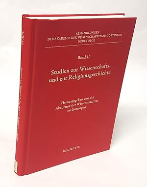 Bild des Verkufers fr Studien zur Wissenschafts- und zur Religionsgeschichte. zum Verkauf von Antiquariat Dennis R. Plummer