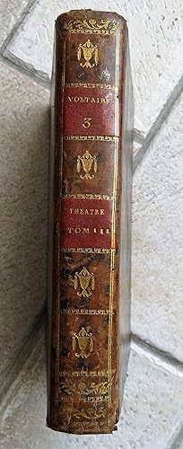 Oeuvres complètes de Voltaire - Tome 3 - Théâtre - Volume 3