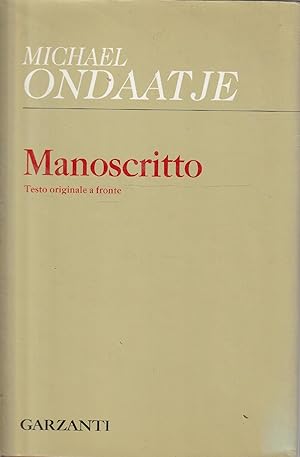 Seller image for 1 ° edizione ! Manoscritto for sale by Messinissa libri