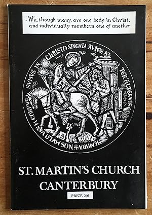 Immagine del venditore per St Martin's Church Canterbury. A short history and guide venduto da Michael Napier