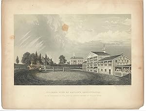 Exterior View AND Interior View of Astley's Amphitheatre as It Appeared in 1777, from an Original...