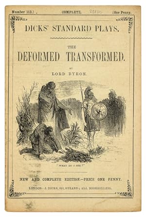 Bild des Verkufers fr The Deformed Transformed; a drama. New & complete edn. zum Verkauf von Jarndyce, The 19th Century Booksellers