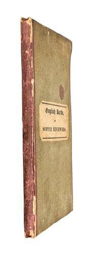 Immagine del venditore per English Bards, and Scotch Reviewers; a satire. 3rd edn. venduto da Jarndyce, The 19th Century Booksellers