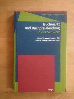 Seller image for Buchmarkt und Buchpreisbindung in der Schweiz - Gutachten der Prognos AG fr das Bundesamt fr Kultur for sale by Antiquariat Birgit Gerl