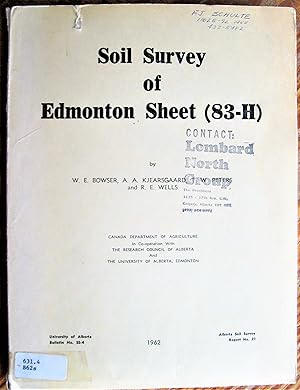 Soil Survery of Edmonton Sheet (83-H)