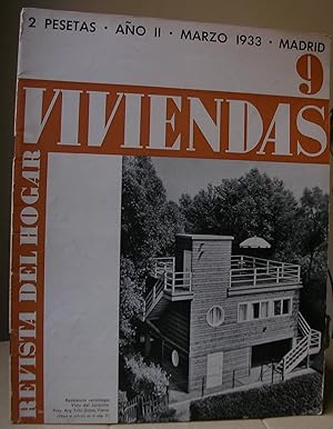 VIVIENDAS. Revista del Hogar. Publicación mensual. Año II Núm 9. Madrid, Marzo 1933.