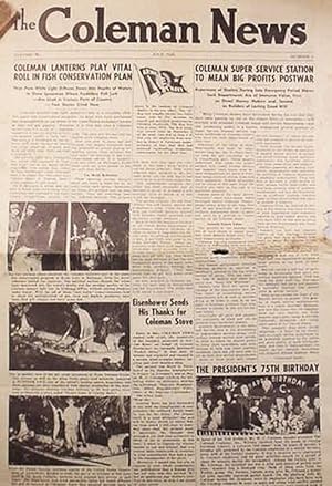 The Coleman News / July 1945 / Volume 10, Number 1