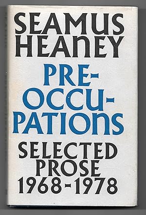Seller image for Preoccupations: Selected Prose, 1968-1978 [1st Edition] for sale by The Bookshop at Beech Cottage