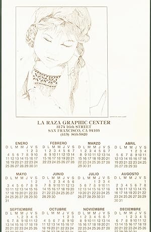 La Raza Graphic Center (broadside calendar)