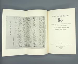 The Zamorano 80: A Selection of Distinguished California Books Made by Members of the Zamorano Club