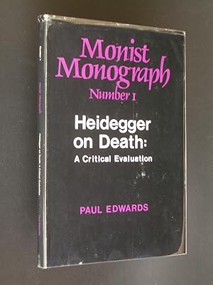 Seller image for Heidegger on Death: A Critical Evaluation for sale by Bookworks [MWABA, IOBA]