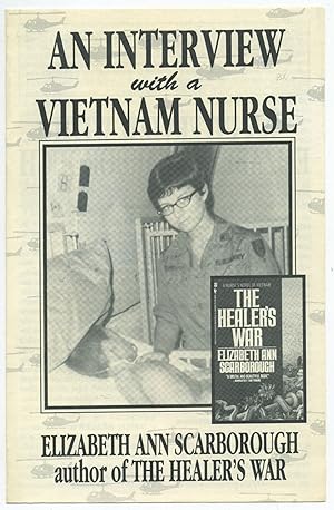 Bild des Verkufers fr [Publisher's Advertisement]: An Interview With a Vietnam Nurse [advertising The Healer's War] zum Verkauf von Between the Covers-Rare Books, Inc. ABAA