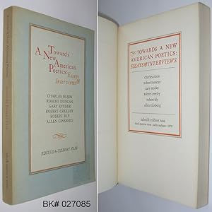 Seller image for Towards a New American Poetics: Essays & Interviews for sale by Alex Simpson