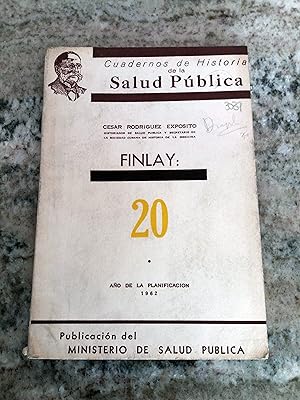 Imagen del vendedor de FINLAY. CUADERNOS DE HISTORIA DE LA SALUD PUBLICA. N 20 a la venta por Itziar Arranz Libros & Dribaslibros