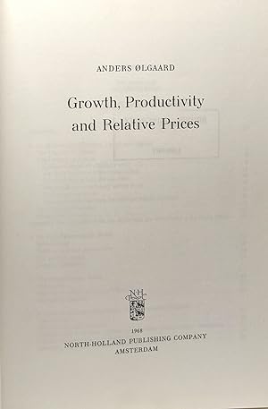 Growth porductivity and relative prices