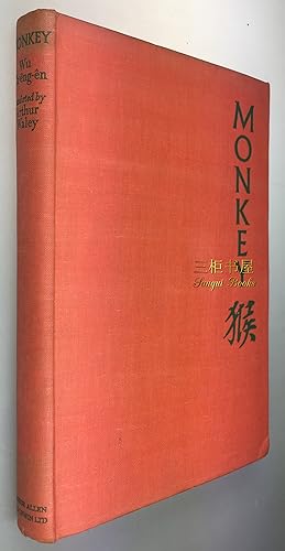 Imagen del vendedor de Monkey. A Classic Chinese Novel Translated by Arthur Waley. Original First Edition, 1942 a la venta por Chinese Art Books