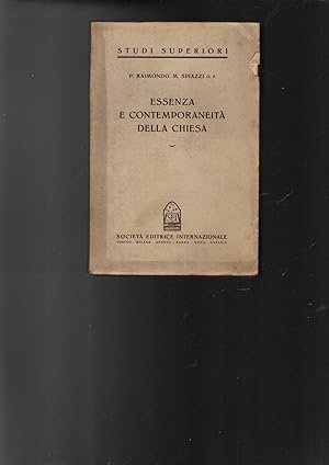Seller image for ESSENZA E CONTEMPORANEITA' DELLA CHIESA for sale by iolibrocarmine