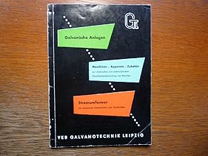 GTL Galvanische Anlagen - Maschinen Apparate Zubehör zur chemischen und elektrolytischen Oberfläc...