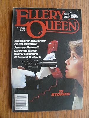 Bild des Verkufers fr Ellery Queen's Mystery Magazine November 1983 zum Verkauf von Scene of the Crime, ABAC, IOBA