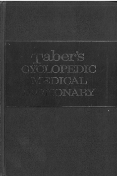 Taber's Cyclopedic Medical Dictionary (Illustrated)