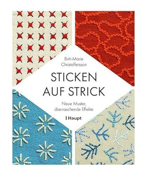 Bild des Verkufers fr Sticken auf Strick : Neue Muster, berraschende Effekte zum Verkauf von AHA-BUCH GmbH