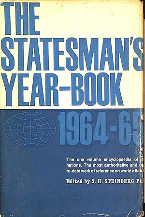 Image du vendeur pour The Statesman's Year-Book 1964-65 mis en vente par M Godding Books Ltd