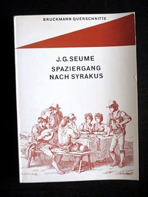 Bild des Verkufers fr Spaziergang nach Syrakus. zum Verkauf von Verlag + Antiquariat Nikolai Lwenkamp